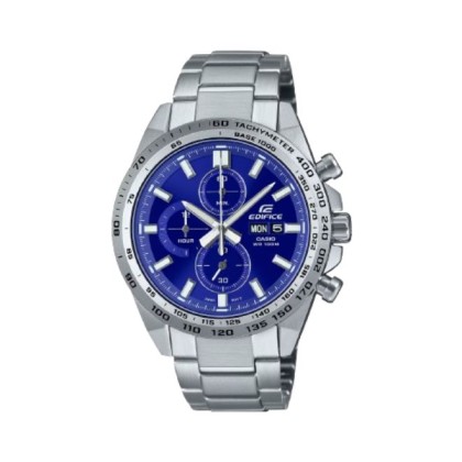 Casio Edifice EFR-574D-2AV Chronograph Stainless Steel Strap with Blue Dial Men Sport Watch